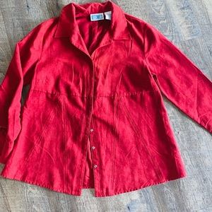 Maternity sued button up jacket